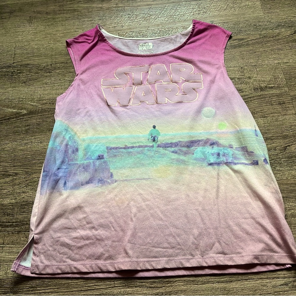 Star Wars women’s large rock & republic collection tank